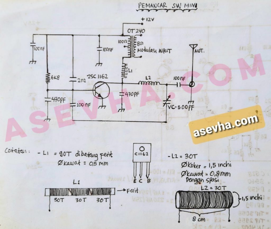 Pemancar Mini Radio SW 10 Wat
