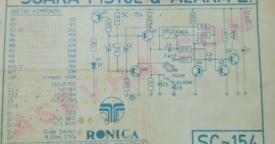 Rangkaian suara pistol dan alarm by RONICA SC-154