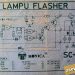 Skema Lampu Flasher, Lampu Sein Ronica SC-121